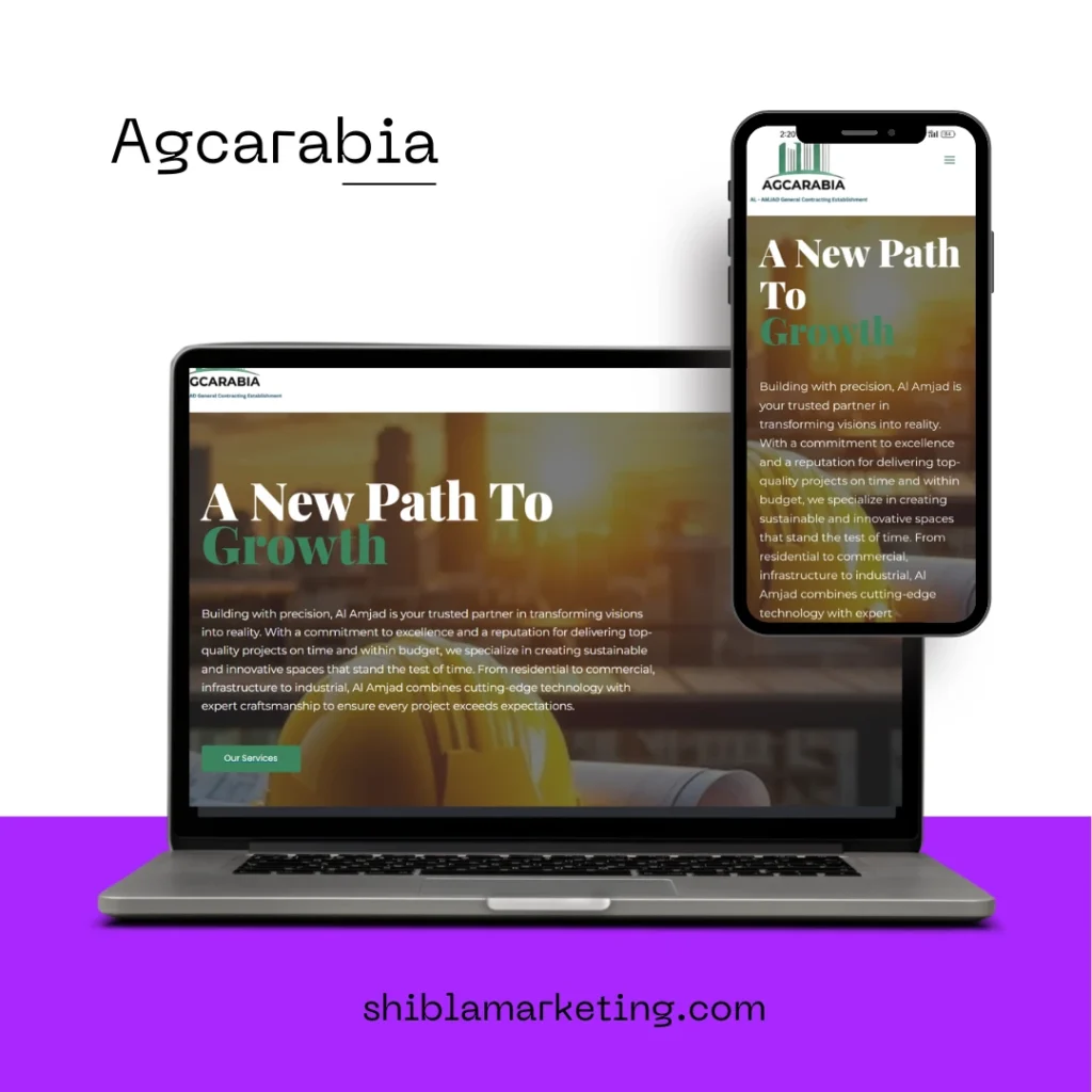 agcarabia-website portfolio